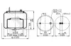 Federbalg, Luftfederung CONTITECH AIR SPRING 6640 N P01 Bild Federbalg, Luftfederung CONTITECH AIR SPRING 6640 N P01