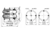 Federbalg, Luftfederung CONTITECH AIR SPRING FD 210-22 1/2 M10 Bild Federbalg, Luftfederung CONTITECH AIR SPRING FD 210-22 1/2 M10