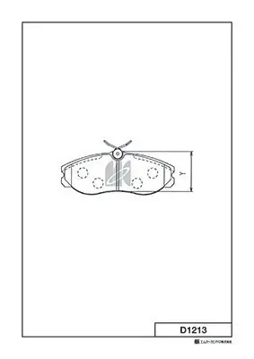 Bremsbelagsatz, Scheibenbremse Vorderachse MK Kashiyama D1213 Bild Bremsbelagsatz, Scheibenbremse Vorderachse MK Kashiyama D1213