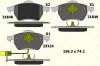 Bremsbelagsatz, Scheibenbremse Vorderachse KALE 21849 206 05