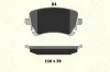 Bremsbelagsatz, Scheibenbremse Vorderachse KALE 23326 177 24