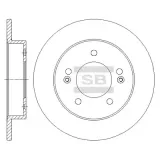 Bremsscheibe Hinterachse Hi-Q SD1106