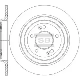 Bremsscheibe Hinterachse Hi-Q SD1152