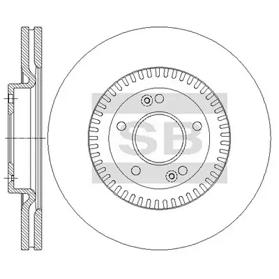 Bremsbelagsatz, Scheibenbremse Hinterachse Hi-Q SP1562