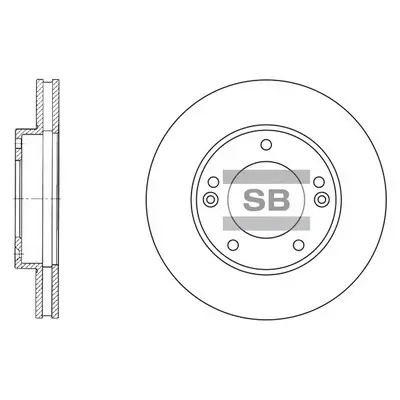 Bremsscheibe Vorderachse Hi-Q SD2026 Bild Bremsscheibe Vorderachse Hi-Q SD2026