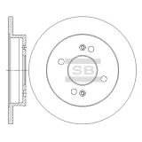 Bremsscheibe Hinterachse Hi-Q SD2045