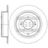 Bremsscheibe Hinterachse Hi-Q SD2075