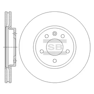 Bremsscheibe Vorderachse Hi-Q SD3047