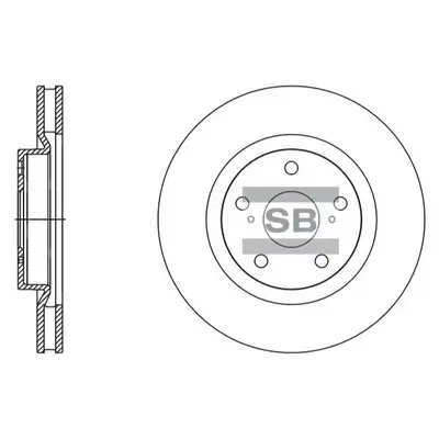 Bremsbelagsatz, Scheibenbremse Vorderachse Hi-Q SP1842 Bild Bremsbelagsatz, Scheibenbremse Vorderachse Hi-Q SP1842