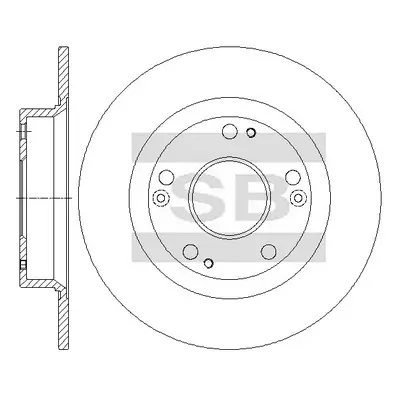 Bremsscheibe Hi-Q SD4123