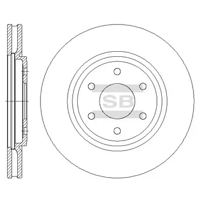 Bremsbelagsatz, Scheibenbremse Vorderachse Hi-Q SP2138 Bild Bremsbelagsatz, Scheibenbremse Vorderachse Hi-Q SP2138