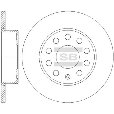 Bremsscheibe Hi-Q SD5412