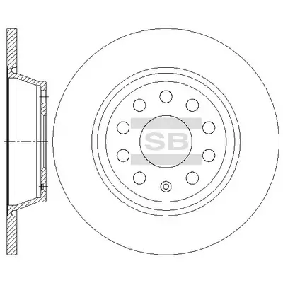 Bremsscheibe Hi-Q SD5414