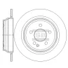 Bremsscheibe Hinterachse Hi-Q SD5440