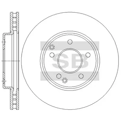 Bremsscheibe Vorderachse Hi-Q SD5501 Bild Bremsscheibe Vorderachse Hi-Q SD5501