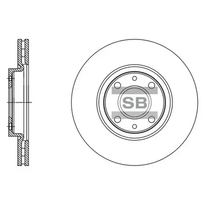 Bremsscheibe Hi-Q SD5502
