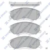 Bremsbelagsatz, Scheibenbremse Vorderachse Hi-Q SP1115