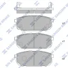 Bremsbelagsatz, Scheibenbremse Hinterachse Hi-Q SP1154