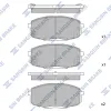 Bremsbelagsatz, Scheibenbremse Hi-Q SP1240