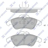 Bremsbelagsatz, Scheibenbremse Vorderachse Hi-Q SP1115