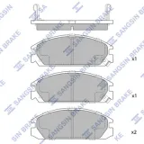 Bremsbelagsatz, Scheibenbremse Hi-Q SP1240