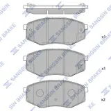 Bremsbelagsatz, Scheibenbremse Hi-Q SP1374
