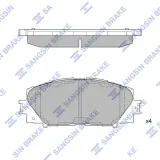 Bremsbelagsatz, Scheibenbremse Vorderachse Hi-Q SP1377A