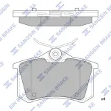 Bremsbelagsatz, Scheibenbremse Hinterachse Hi-Q SP1391