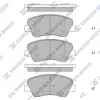 Bremsbelagsatz, Scheibenbremse Vorderachse Hi-Q SP1400
