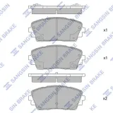Bremsbelagsatz, Scheibenbremse Vorderachse Hi-Q SP1405
