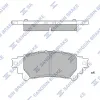 Bremsbelagsatz, Scheibenbremse Hinterachse Hi-Q SP1458