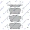 Bremsbelagsatz, Scheibenbremse Hinterachse Hi-Q SP1501