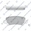 Bremsbelagsatz, Scheibenbremse Hinterachse Hi-Q SP1503