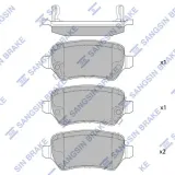 Bremsbelagsatz, Scheibenbremse Hinterachse Hi-Q SP1536