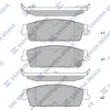 Bremsbelagsatz, Scheibenbremse Hinterachse Hi-Q SP1563