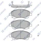 Bremsbelagsatz, Scheibenbremse Vorderachse Hi-Q SP1576