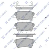 Bremsbelagsatz, Scheibenbremse Hinterachse Hi-Q SP1845
