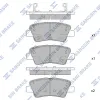 Bremsbelagsatz, Scheibenbremse Hinterachse Hi-Q SP1846