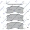 Bremsbelagsatz, Scheibenbremse Vorderachse Hi-Q SP2248