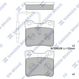 Bremsbelagsatz, Scheibenbremse Vorderachse Hi-Q SP1390