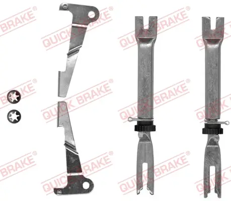 Nachsteller-Satz, Trommelbremse Hinterachse QUICK BRAKE 102 53 013