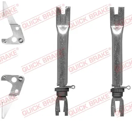 Nachsteller-Satz, Trommelbremse Hinterachse QUICK BRAKE 102 53 024 Bild Nachsteller-Satz, Trommelbremse Hinterachse QUICK BRAKE 102 53 024