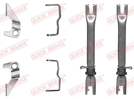 Nachsteller-Satz, Trommelbremse Hinterachse QUICK BRAKE 102 53 028 Bild Nachsteller-Satz, Trommelbremse Hinterachse QUICK BRAKE 102 53 028