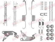 Zubehörsatz, Bremsbacken Hinterachse QUICK BRAKE 105-0003S