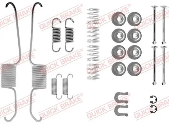 Zubehörsatz, Bremsbacken QUICK BRAKE 105-0003 Bild Zubehörsatz, Bremsbacken QUICK BRAKE 105-0003