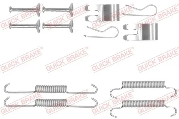 Zubehörsatz, Feststellbremsbacken QUICK BRAKE 105-0013