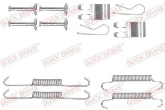 Zubehörsatz, Feststellbremsbacken QUICK BRAKE 105-0013 Bild Zubehörsatz, Feststellbremsbacken QUICK BRAKE 105-0013