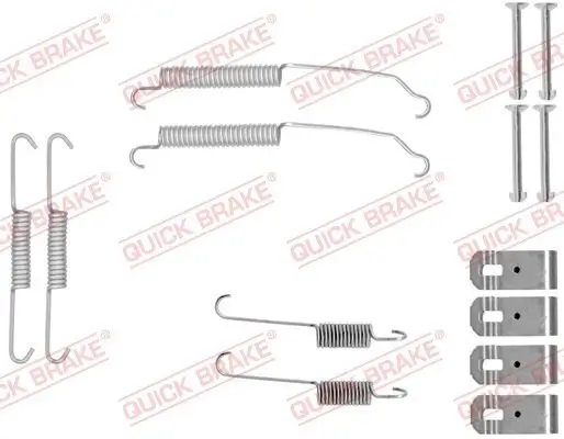 Zubehörsatz, Bremsbacken QUICK BRAKE 105-0015 Bild Zubehörsatz, Bremsbacken QUICK BRAKE 105-0015