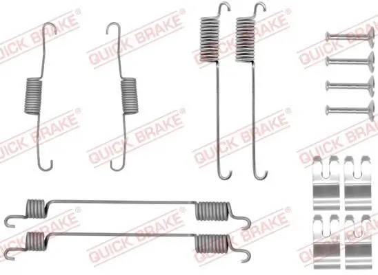 Zubehörsatz, Bremsbacken QUICK BRAKE 105-0030 Bild Zubehörsatz, Bremsbacken QUICK BRAKE 105-0030