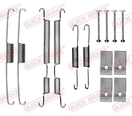 Zubehörsatz, Bremsbacken QUICK BRAKE 105-0035 Bild Zubehörsatz, Bremsbacken QUICK BRAKE 105-0035